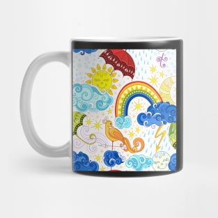 Fairytale Weather Forecast Large Scale Print Mug
